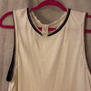 Free People frayed tank - like new!